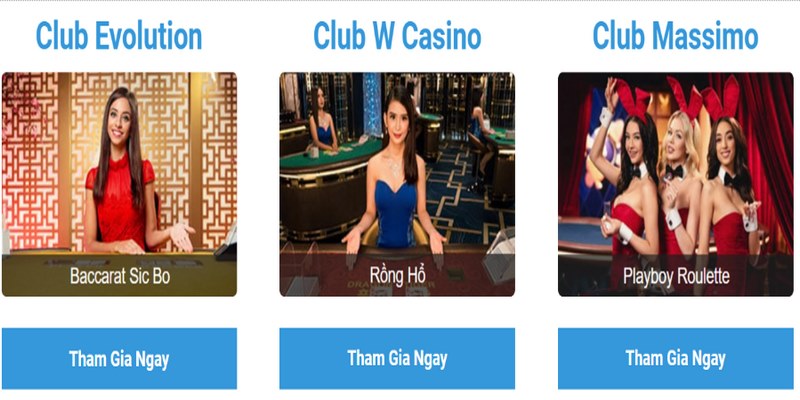 Club W Casino được coi là đứa con cưng của W88